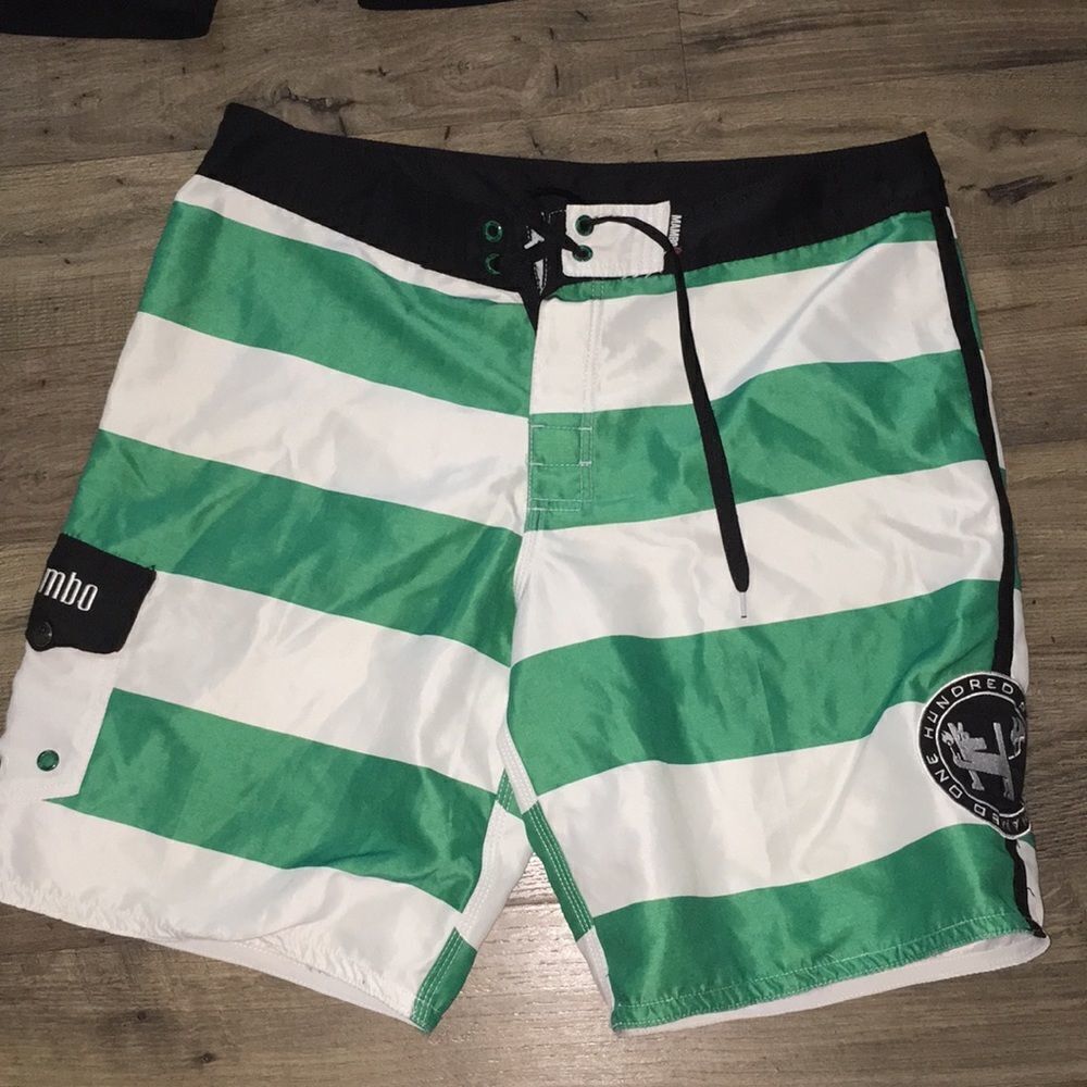 Vintage mambo surf board retro shorts L 36 retro